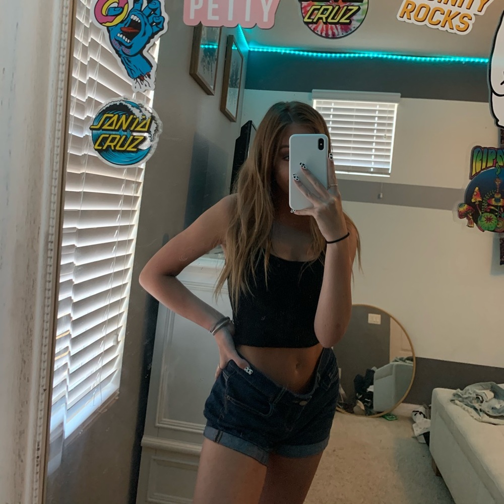 aeropostale dark blue shorts